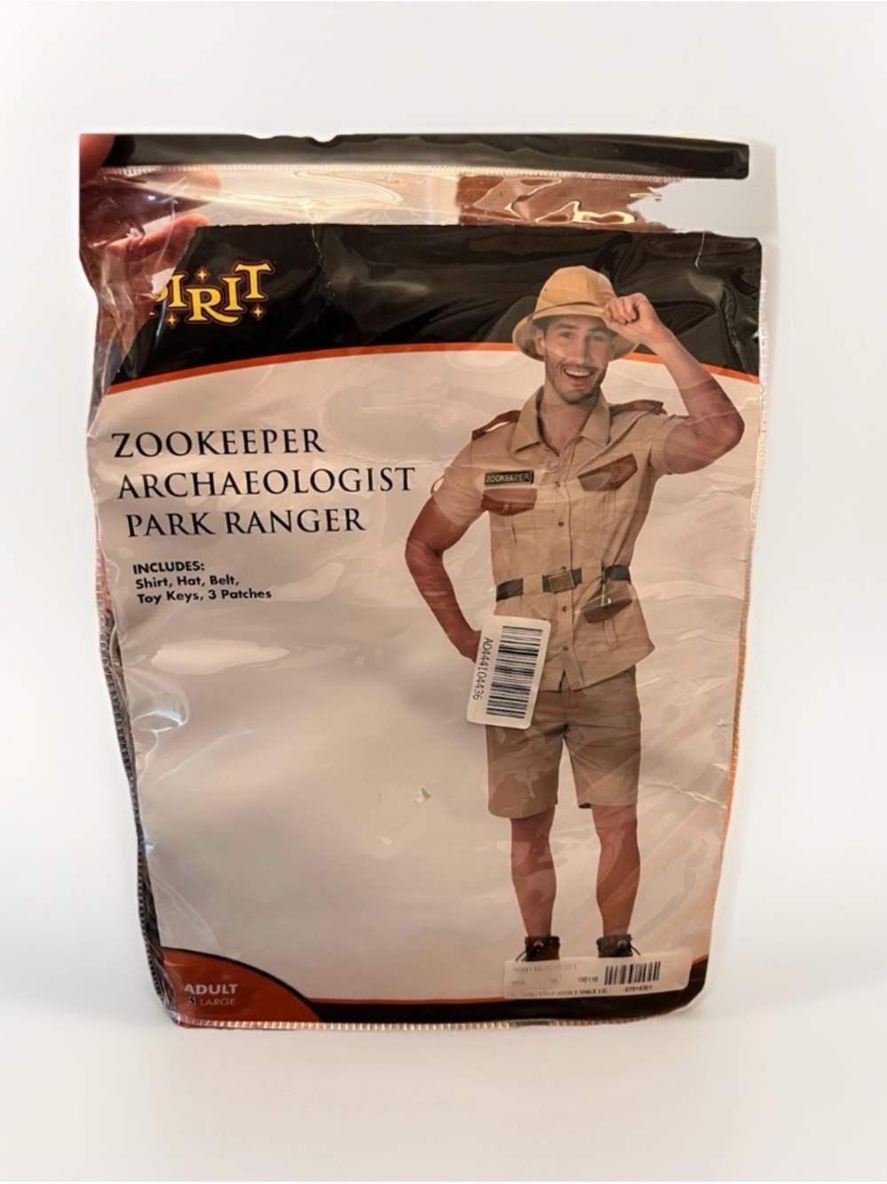 Zookeeper Park Ranger Archaeologist Costume Adult Large Halloween zoo safari